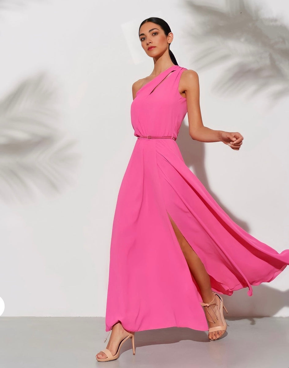 Abito lungo monospalla