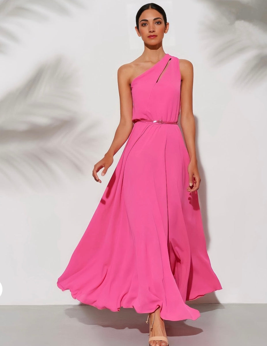 Abito lungo monospalla