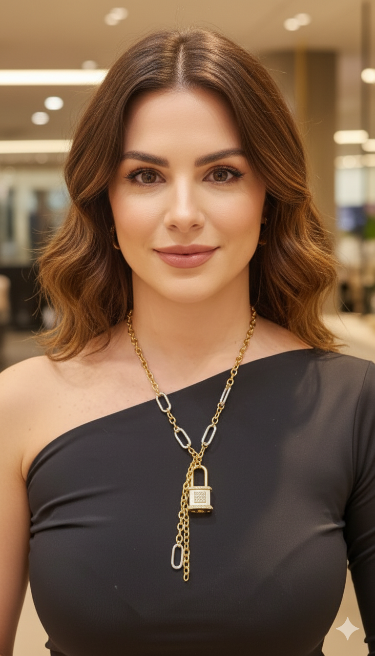 Collana Ciondolo Lucchetto