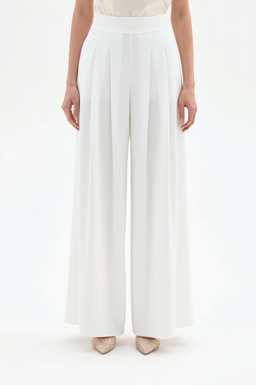 Pantalone Palazzo Con Pinces