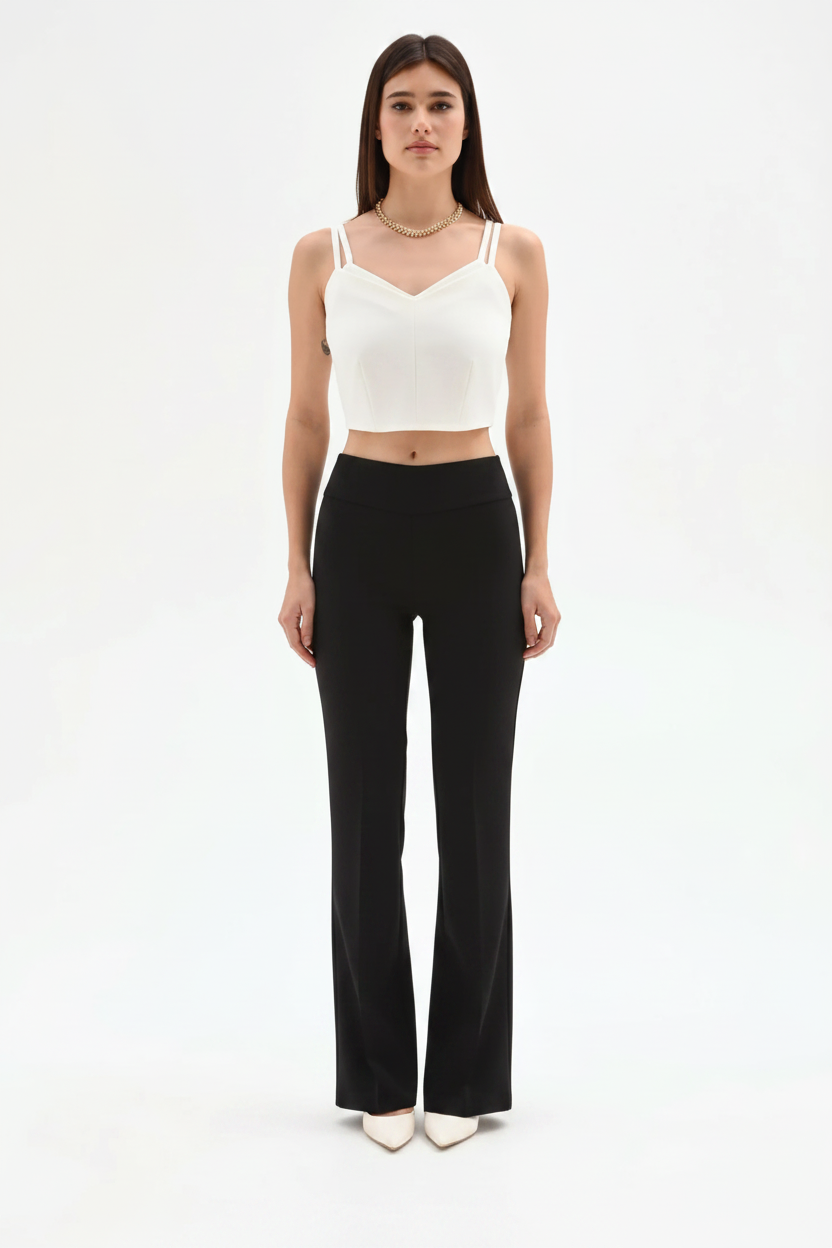 Pantalone Zampa Vita Alta