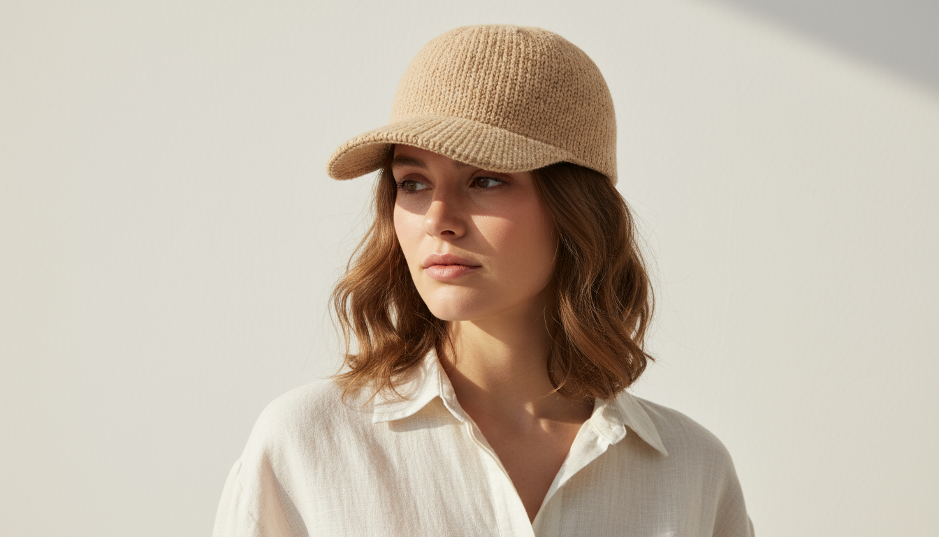 Cappellino da Baseball a Maglia Intrecciata