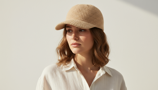 Cappellino da Baseball a Maglia Intrecciata