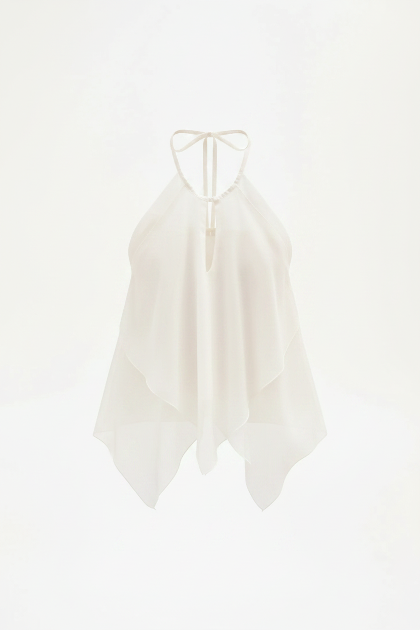 Top con Scollo All'Americana