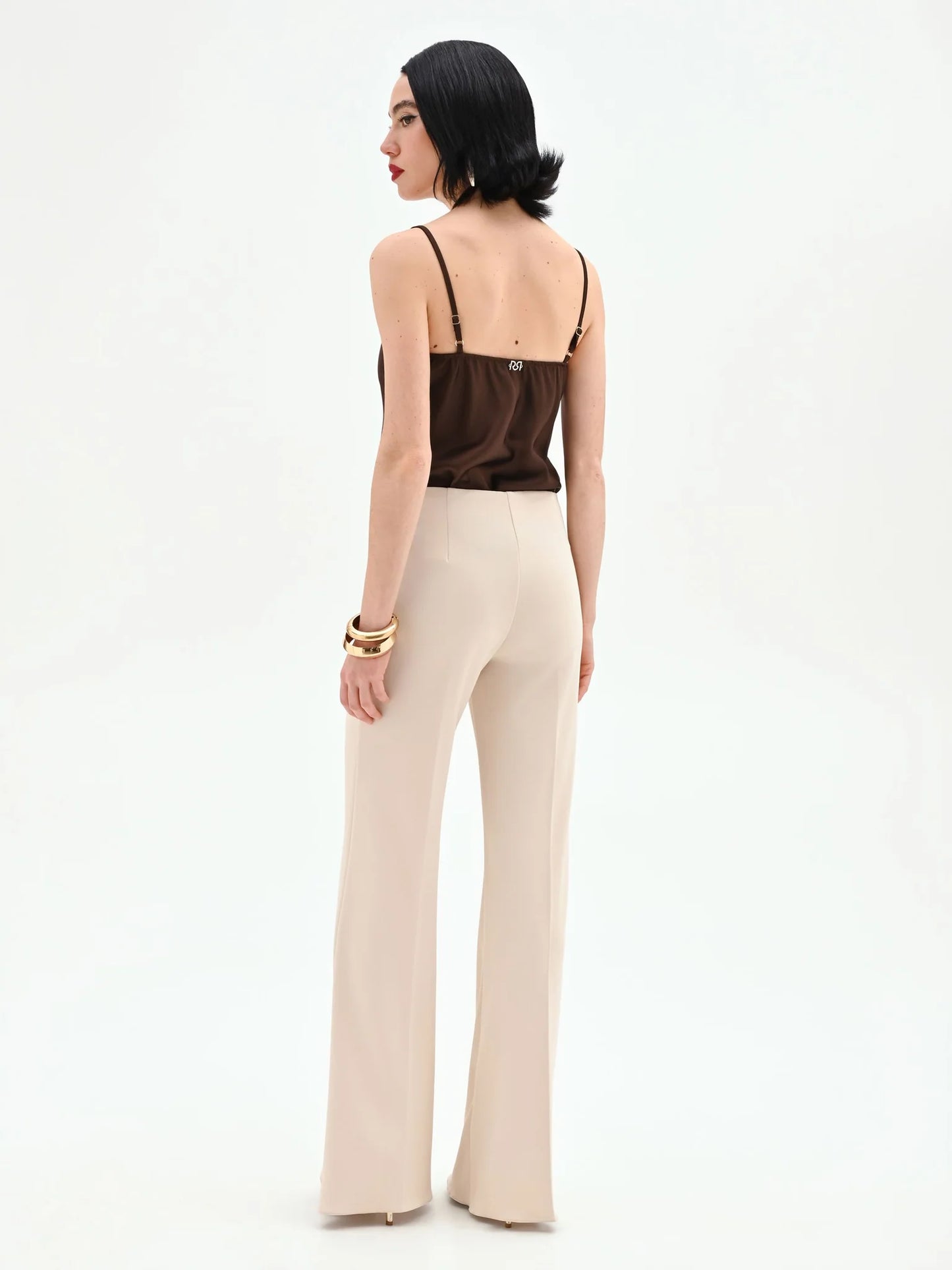 Pantalone Palazzo Scuba Crepe