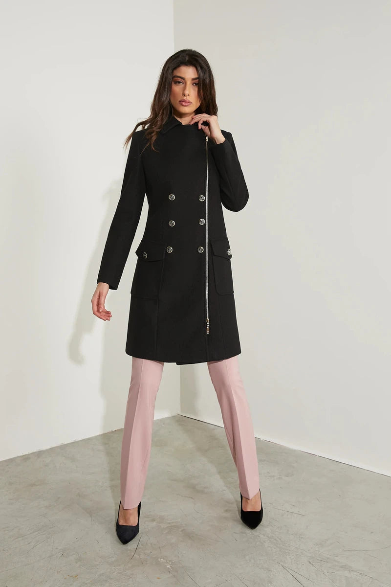 Cappotto Manica Lunga Doppio Petto