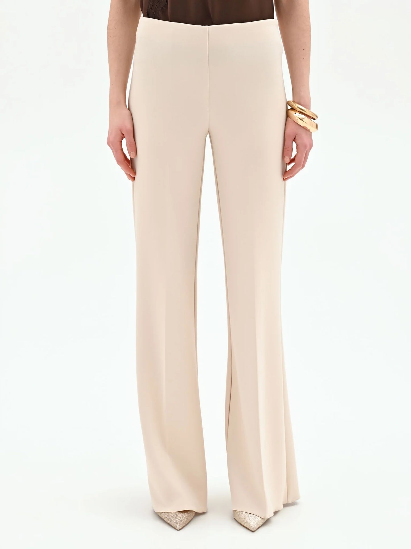 Pantalone Palazzo Scuba Crepe