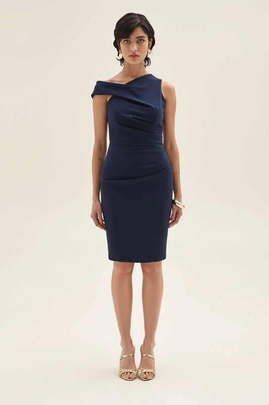 Tubino Monospalla Drappeggiato