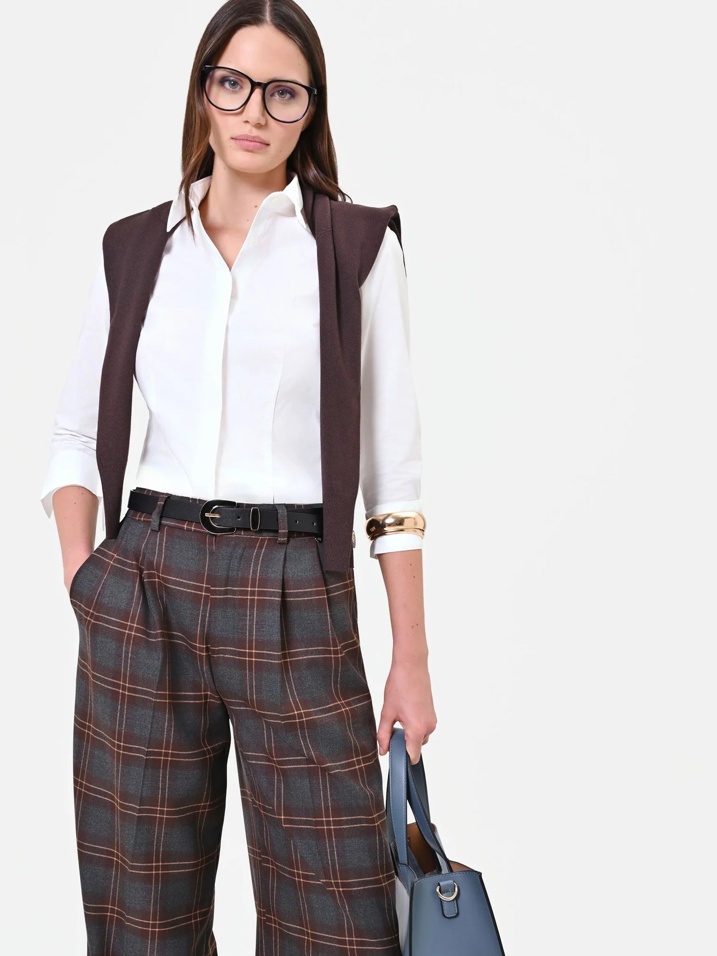 Camicia Con Polsino Risvoltato