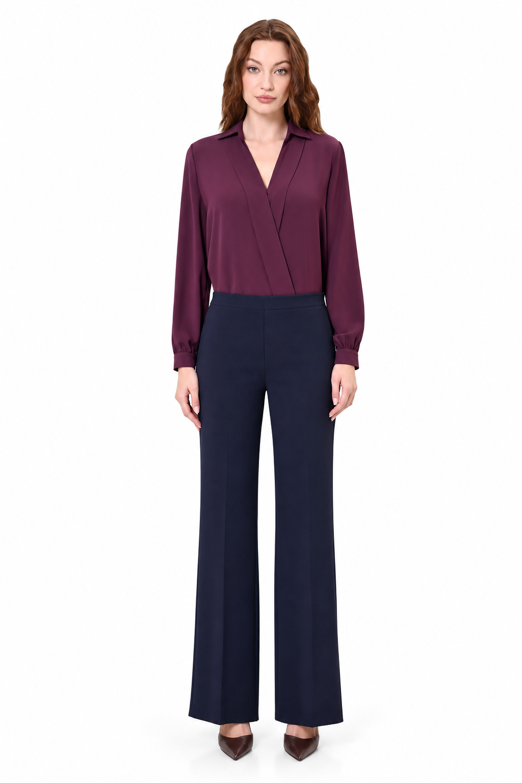 Pantalone Palazzo in Scuba Crepe