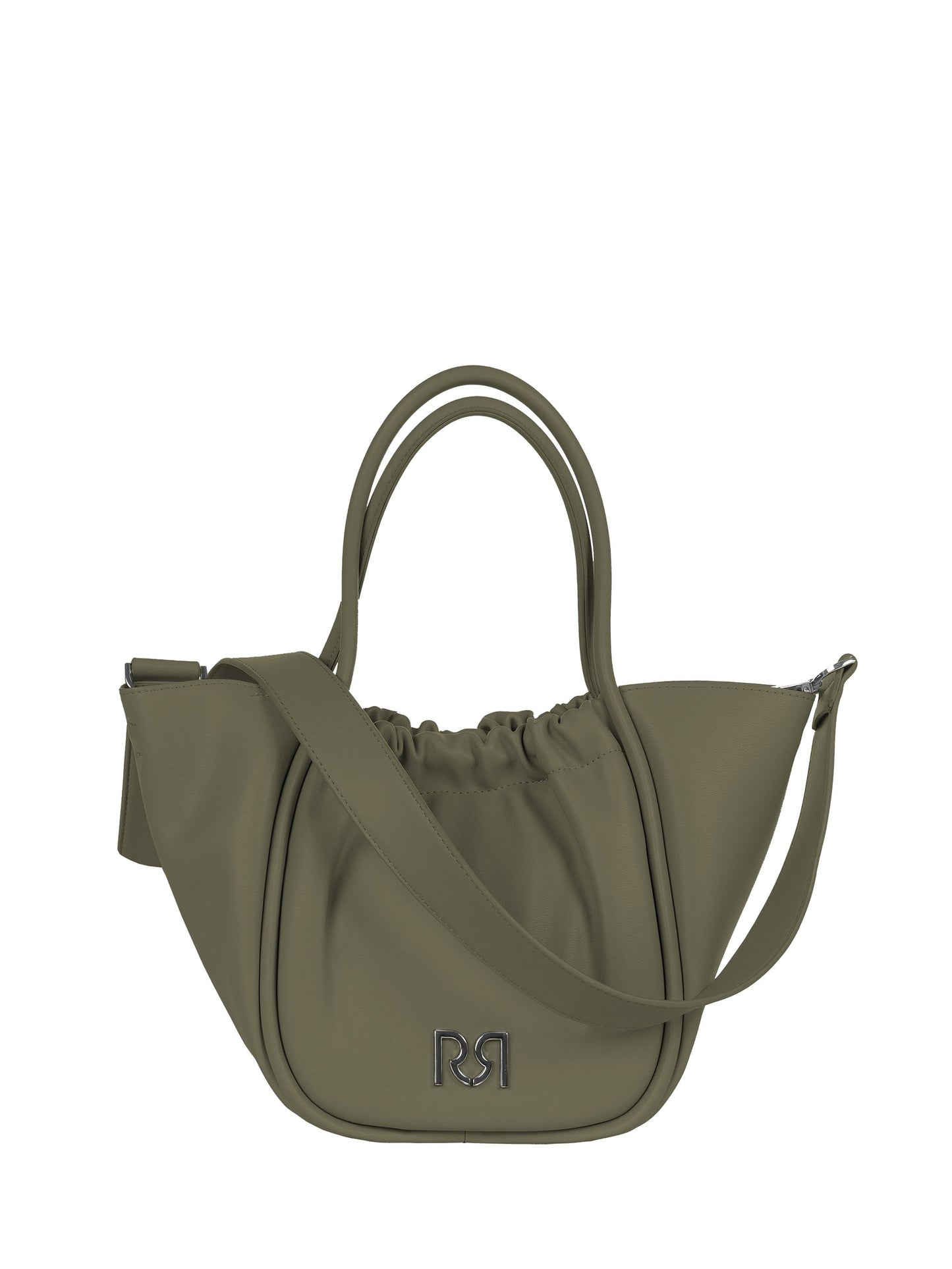 Maxi Borsa a Mano in Similpelle con Pochette Interna Removibile e Tracolla Removibile