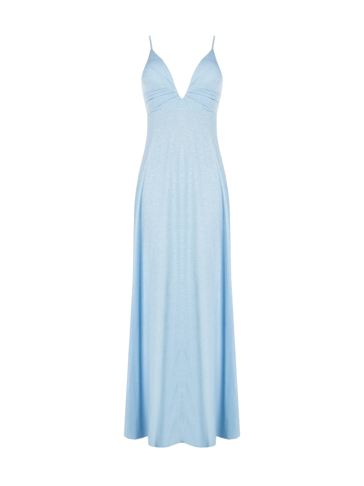 Abito lungo in Jersey Lurex