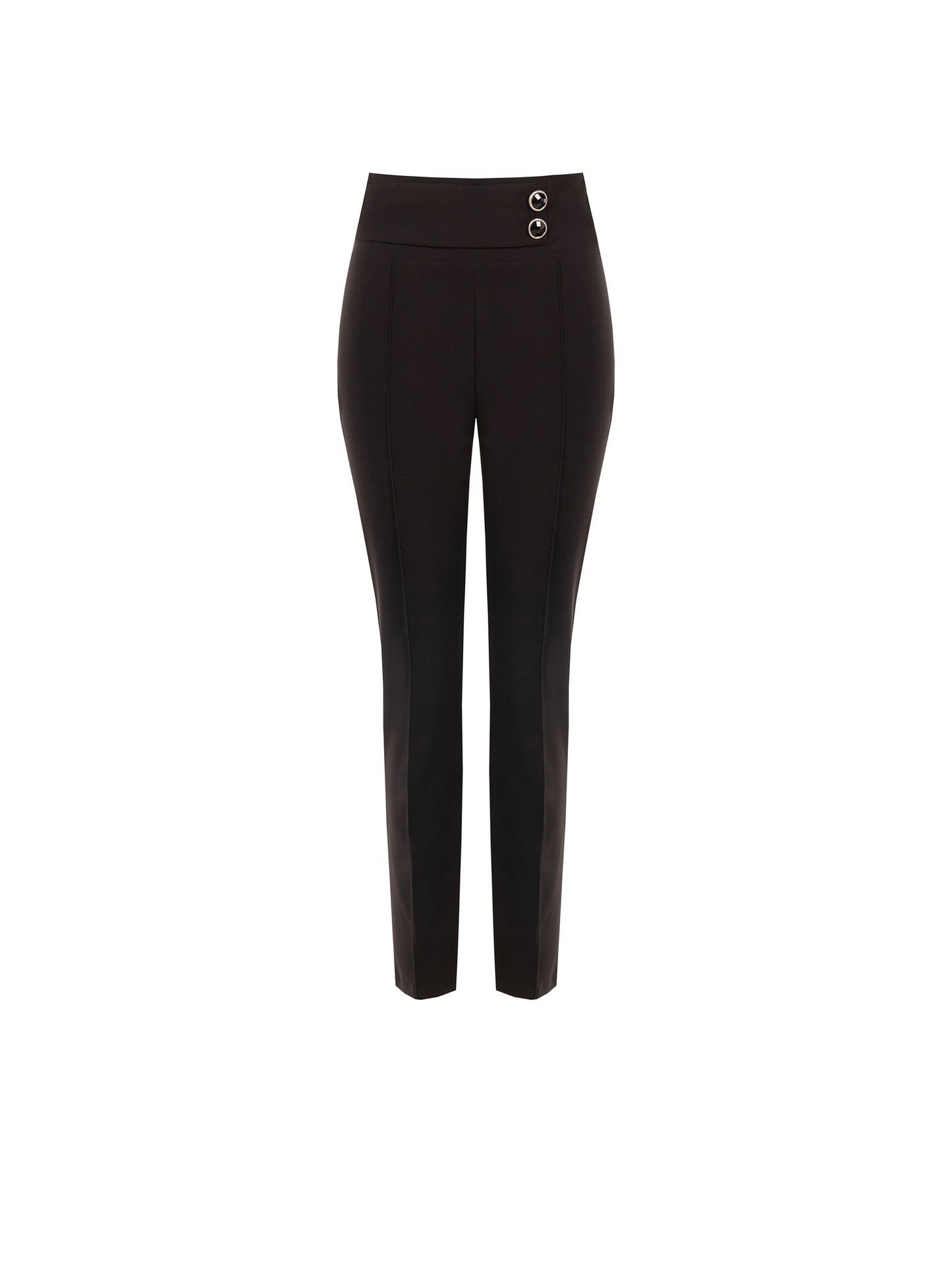Pantalone Vita Alta Bottoni
