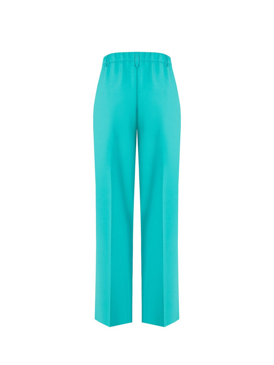 Pantaloni Palazzo con Elastico