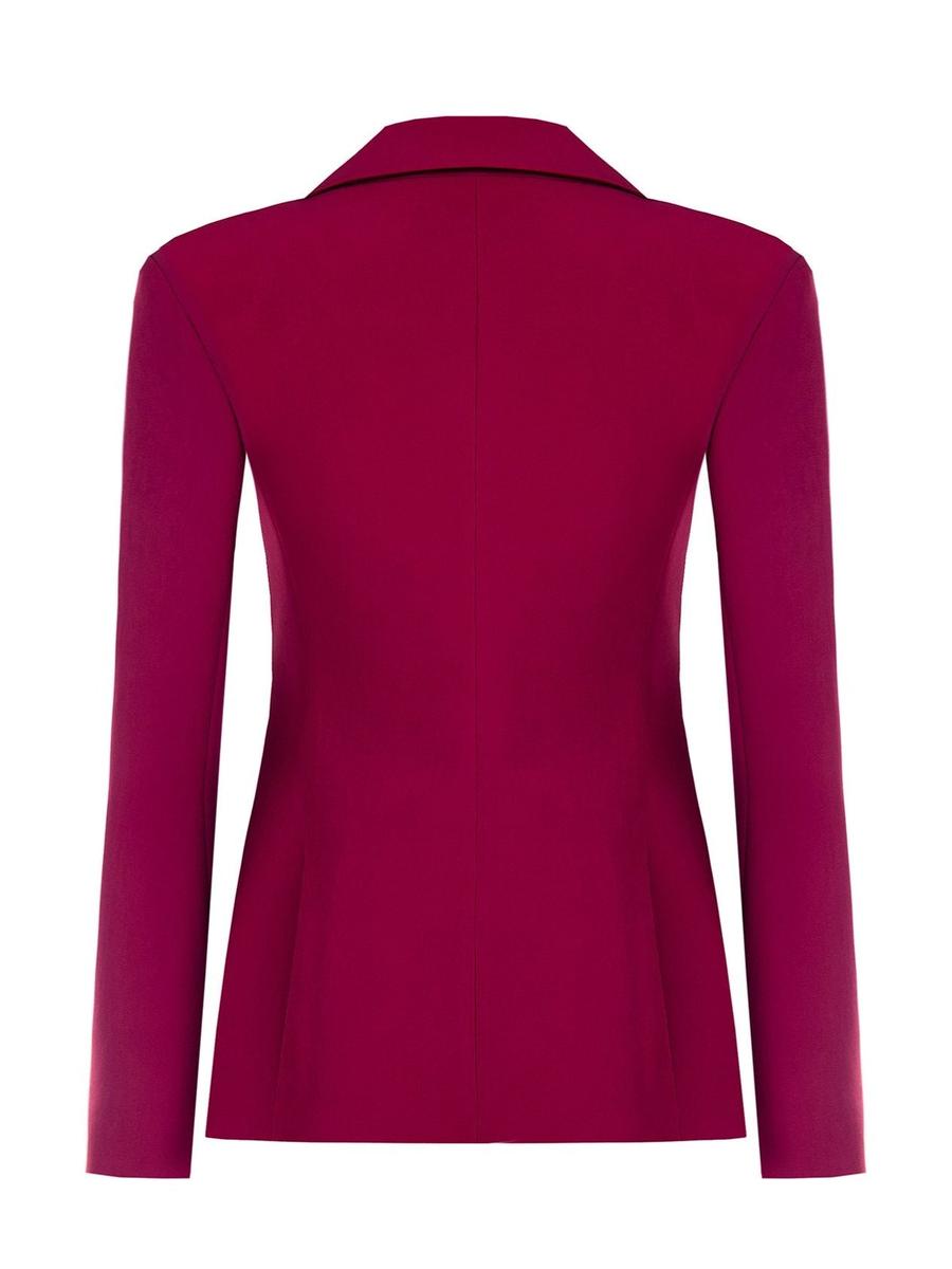 Giacca Blazer Taglio Lungo in Tessuto Tecnico