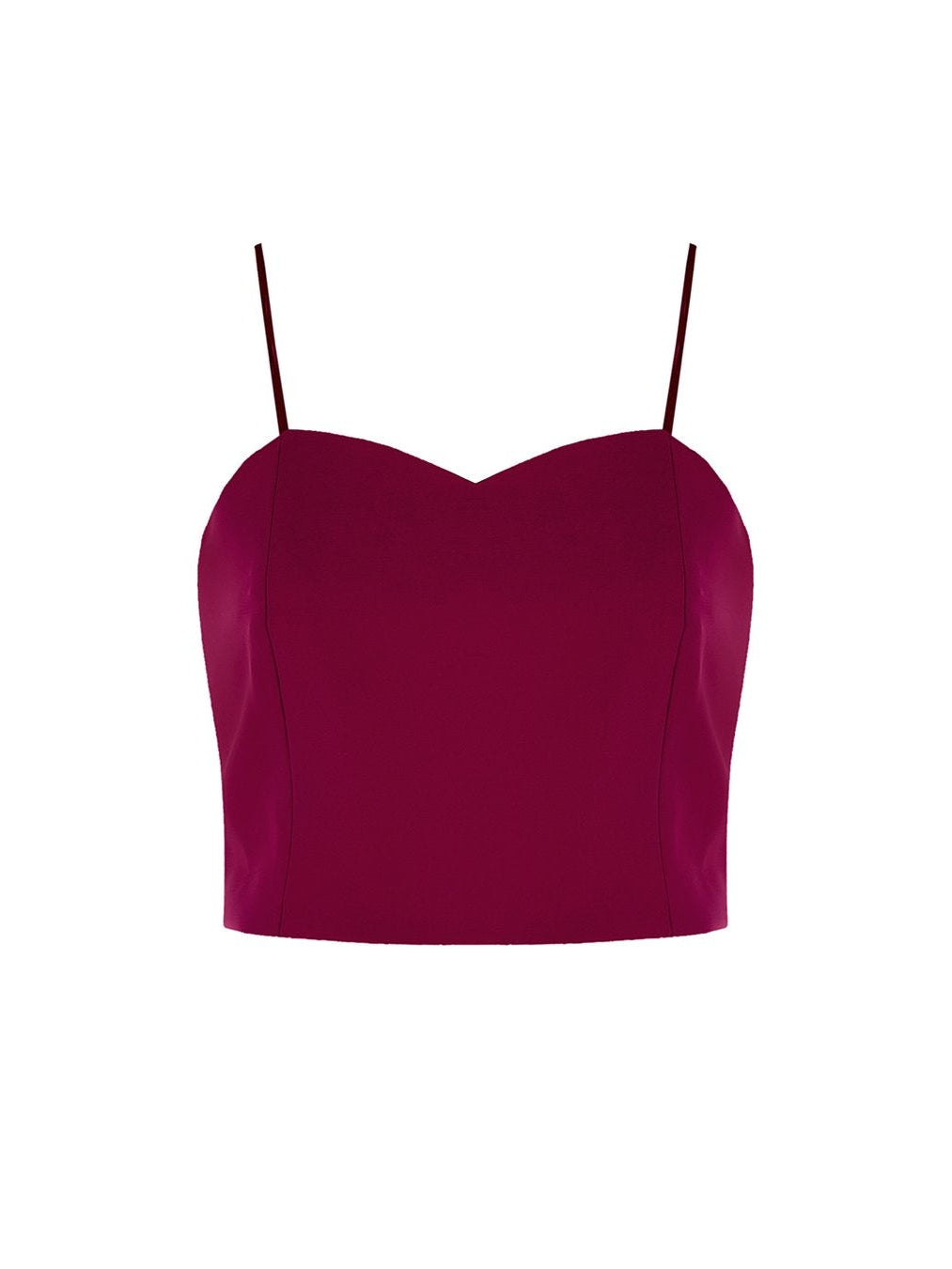Top Bustier con Zip Laterale