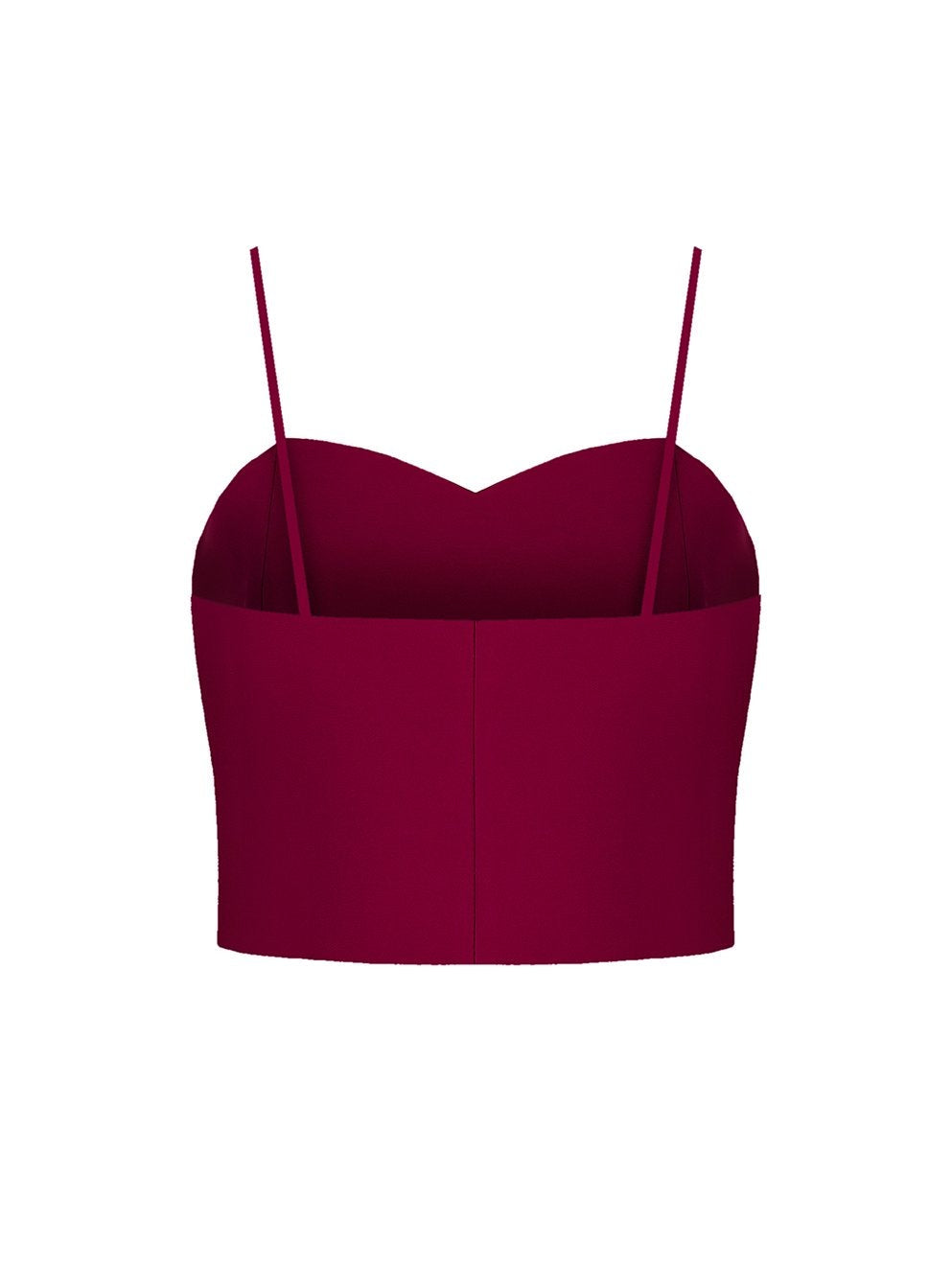 Top Bustier con Zip Laterale