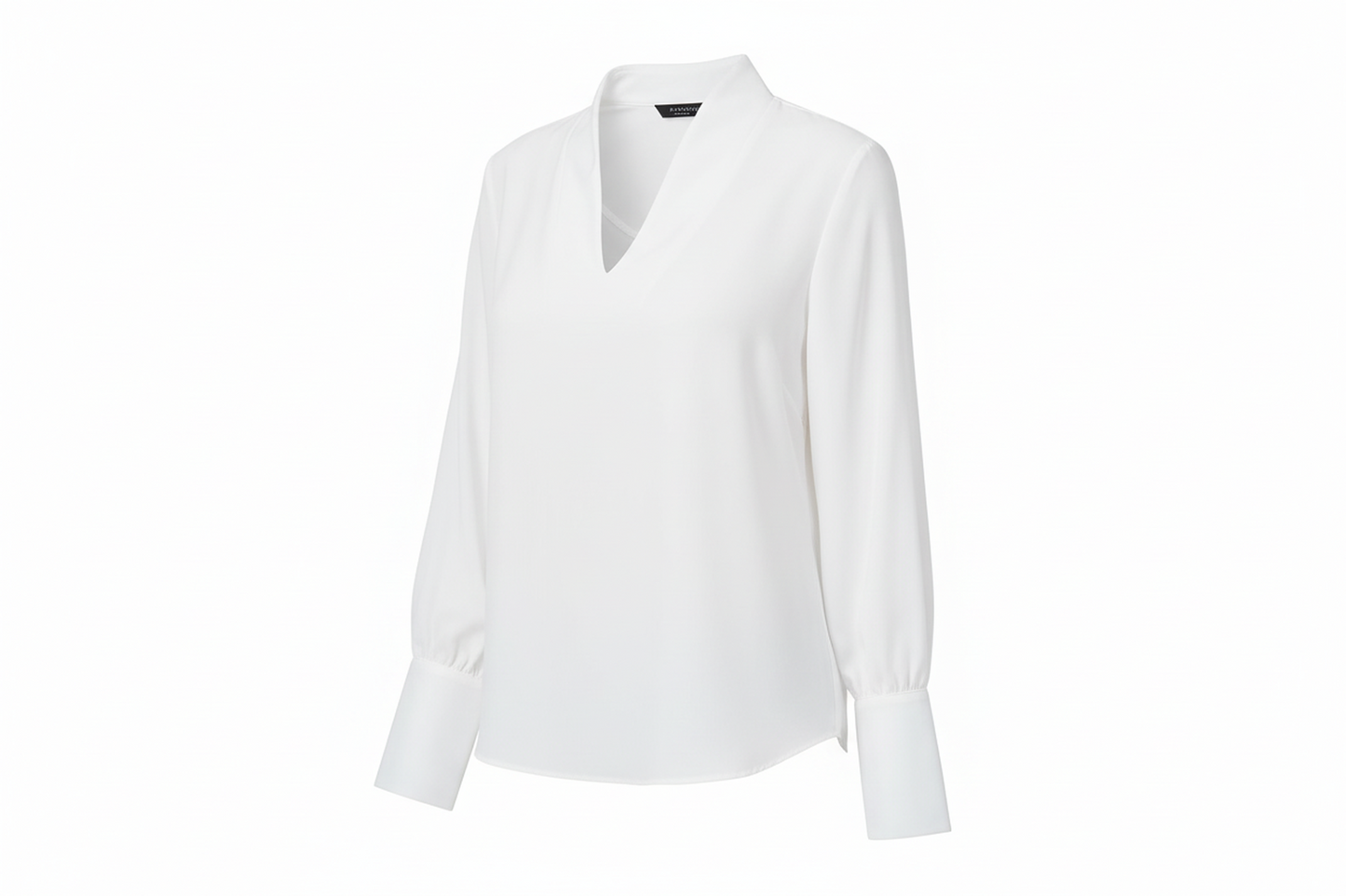 Blusa morbida con polsini