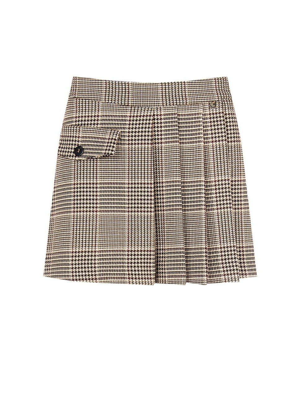 Short Pied-De-Poule