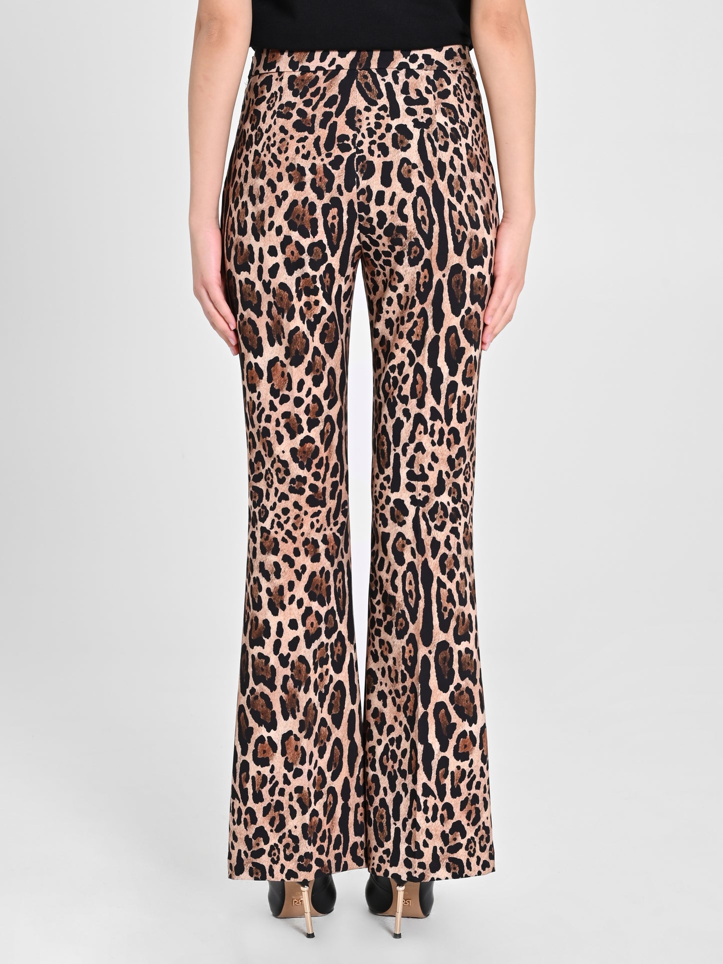 Pantalone Flared Animalier