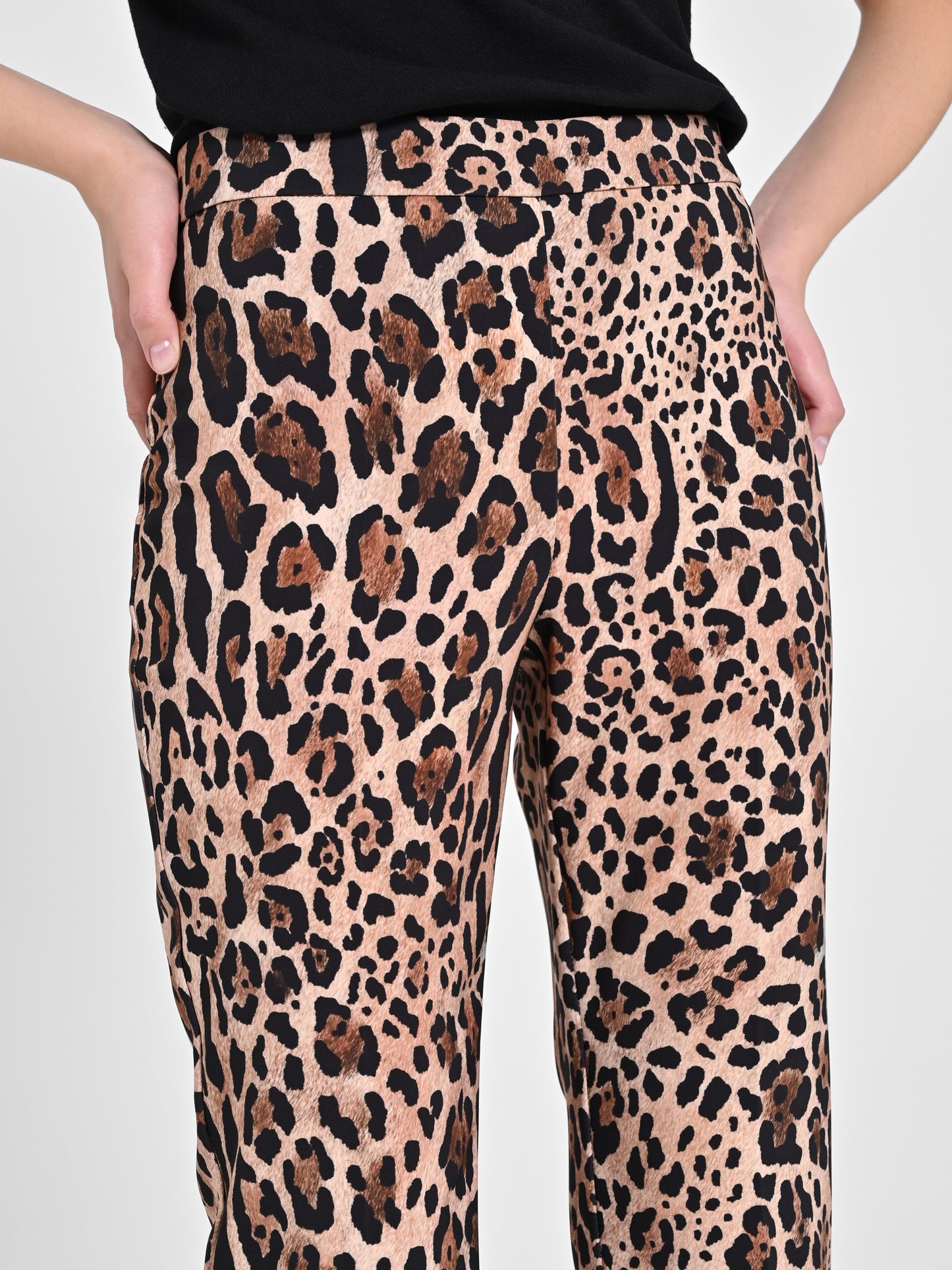Pantalone Flared Animalier