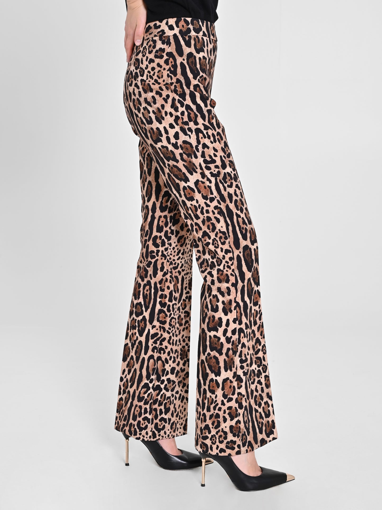 Pantalone Flared Animalier