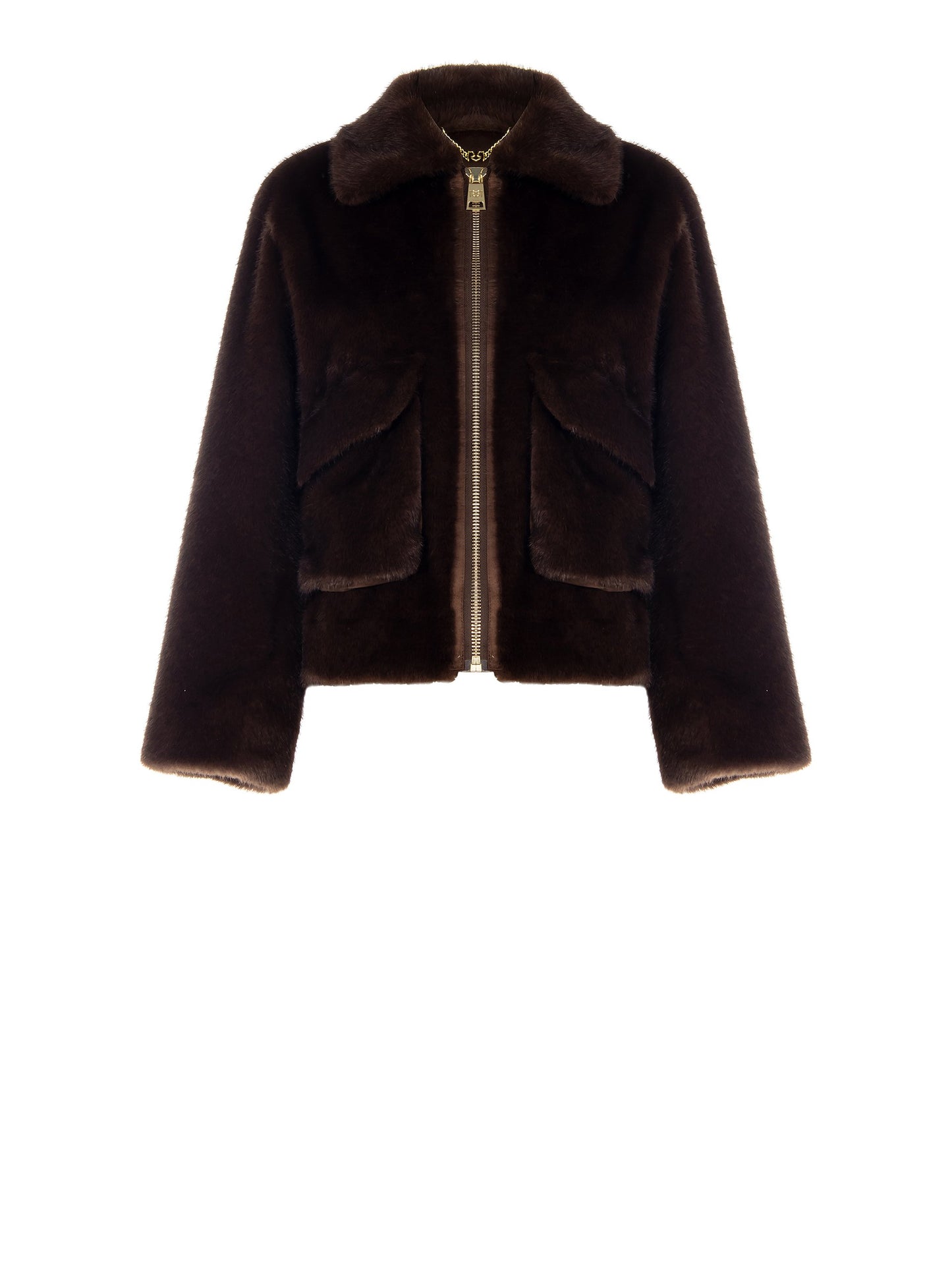 Giacca Corta effetto Pelliccia