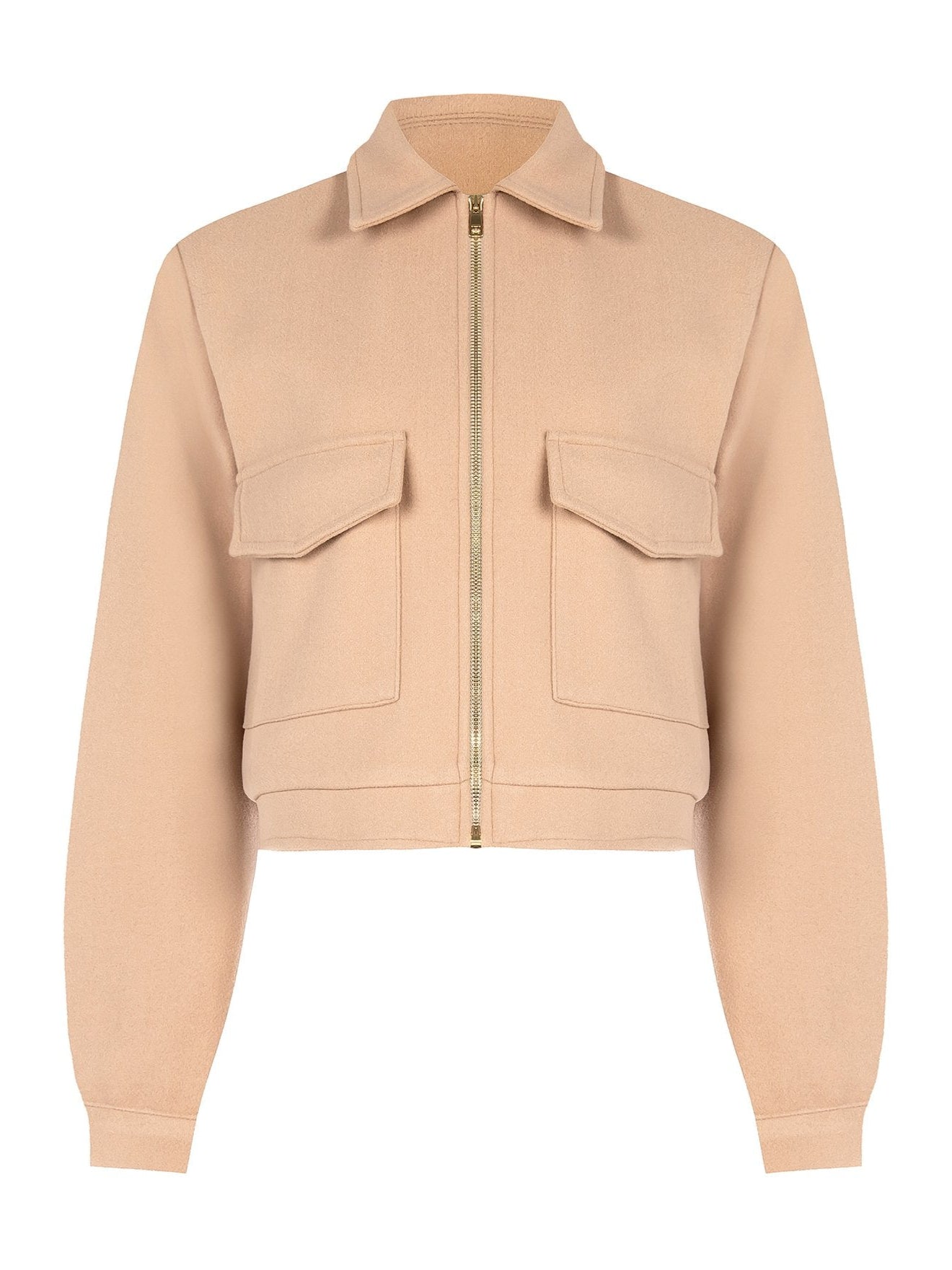 Cappotto Corto con Maxi Tasche