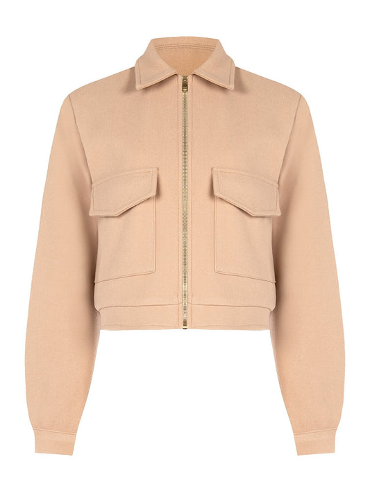Cappotto Corto con Maxi Tasche