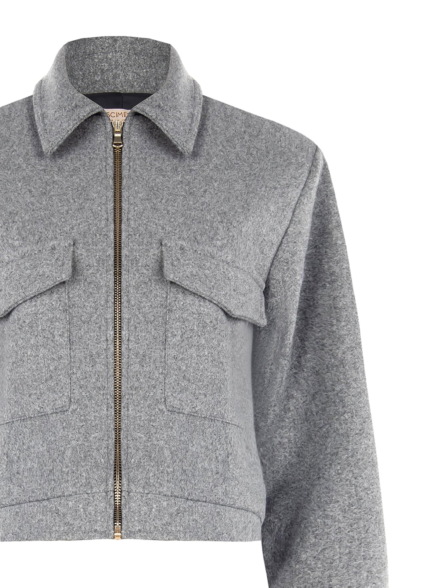 Cappotto Corto con Maxi Tasche