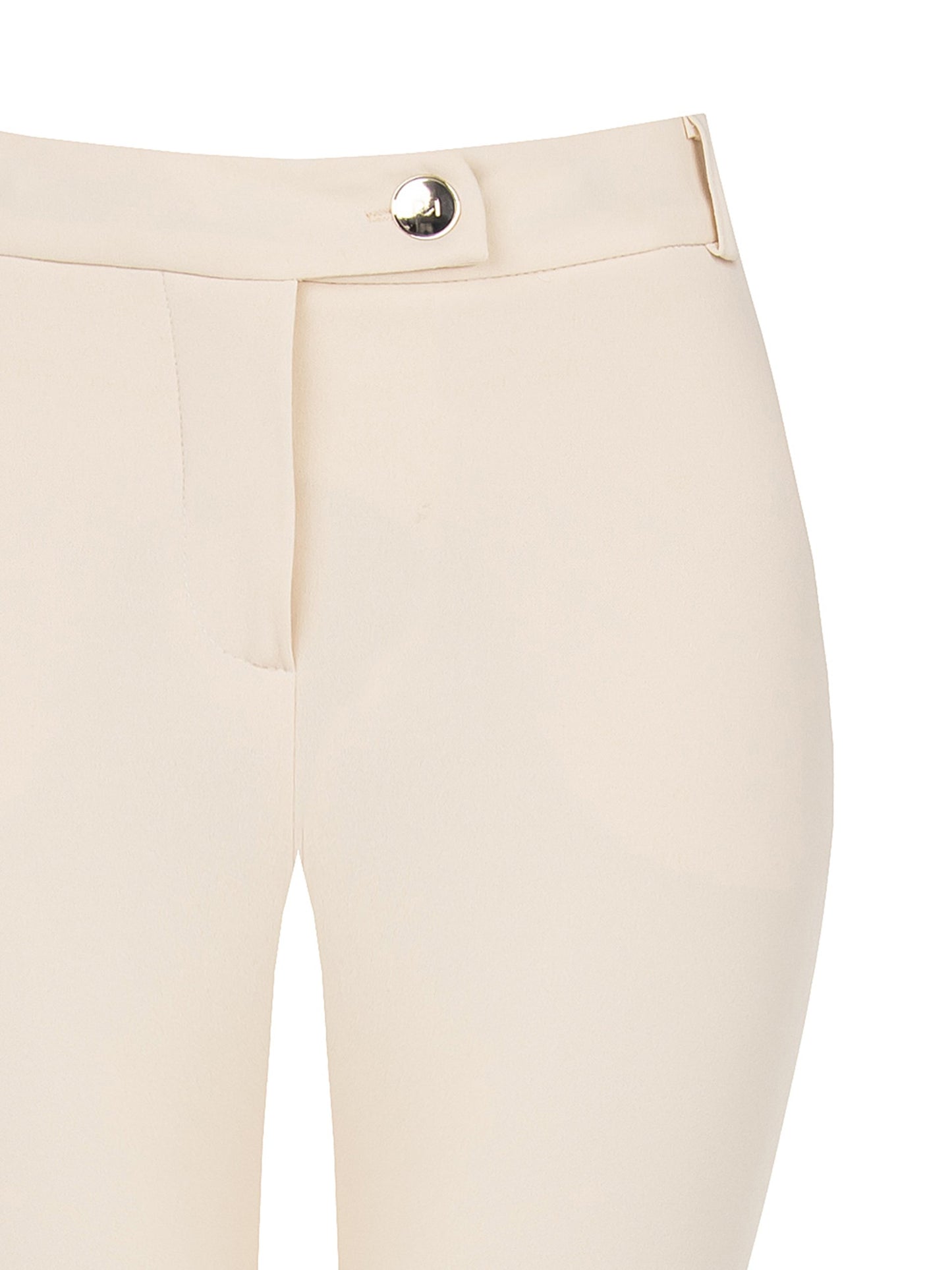 Pantaloni Aderenti Cropped in Scuba Crepe