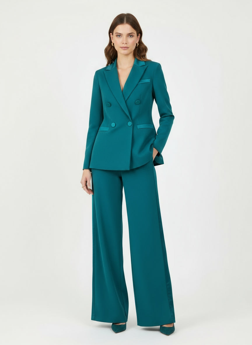 Giacca con Inserti in Raso