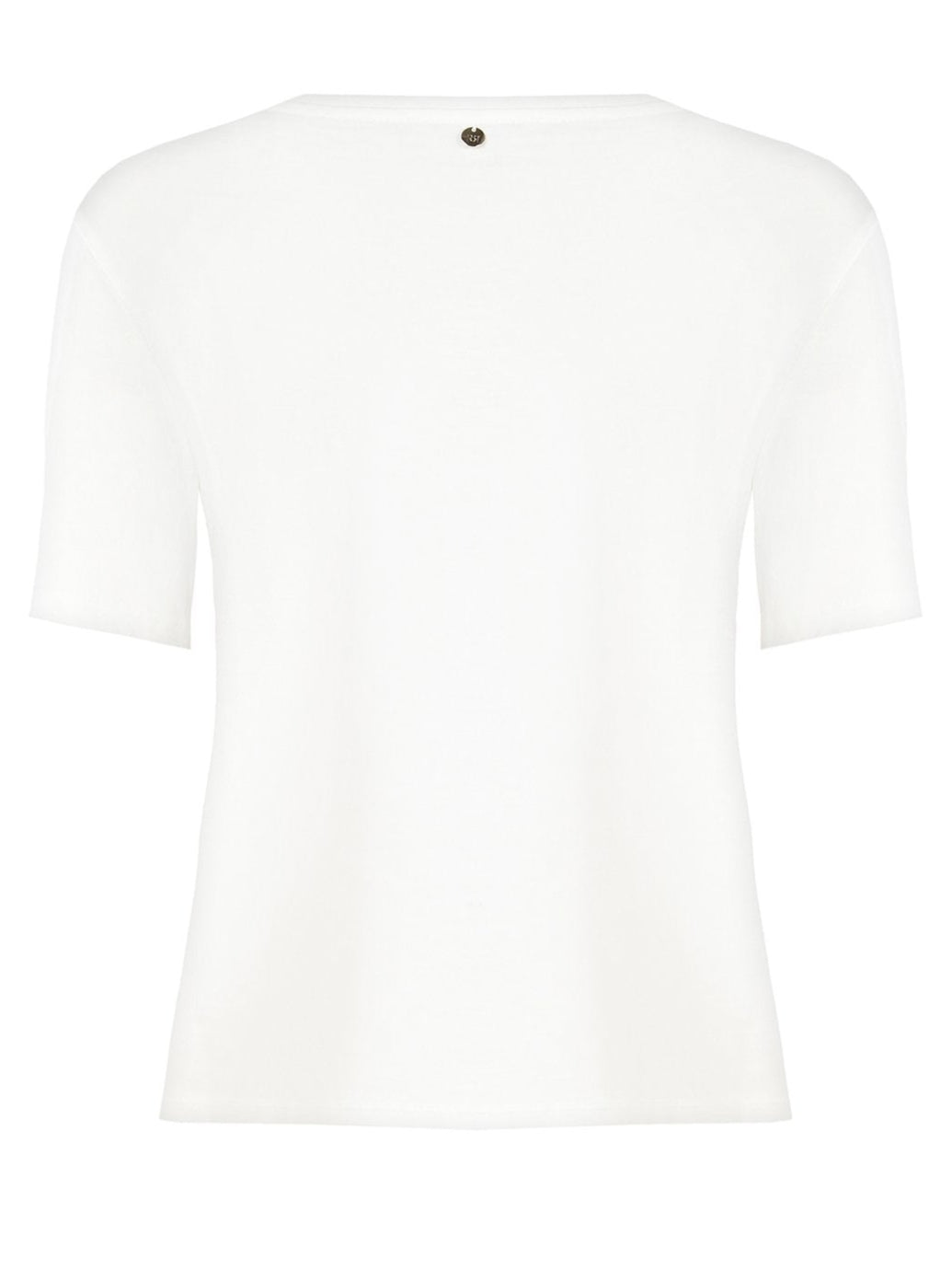 T-shirt Regular in Cotone con Applicazioni Crochet