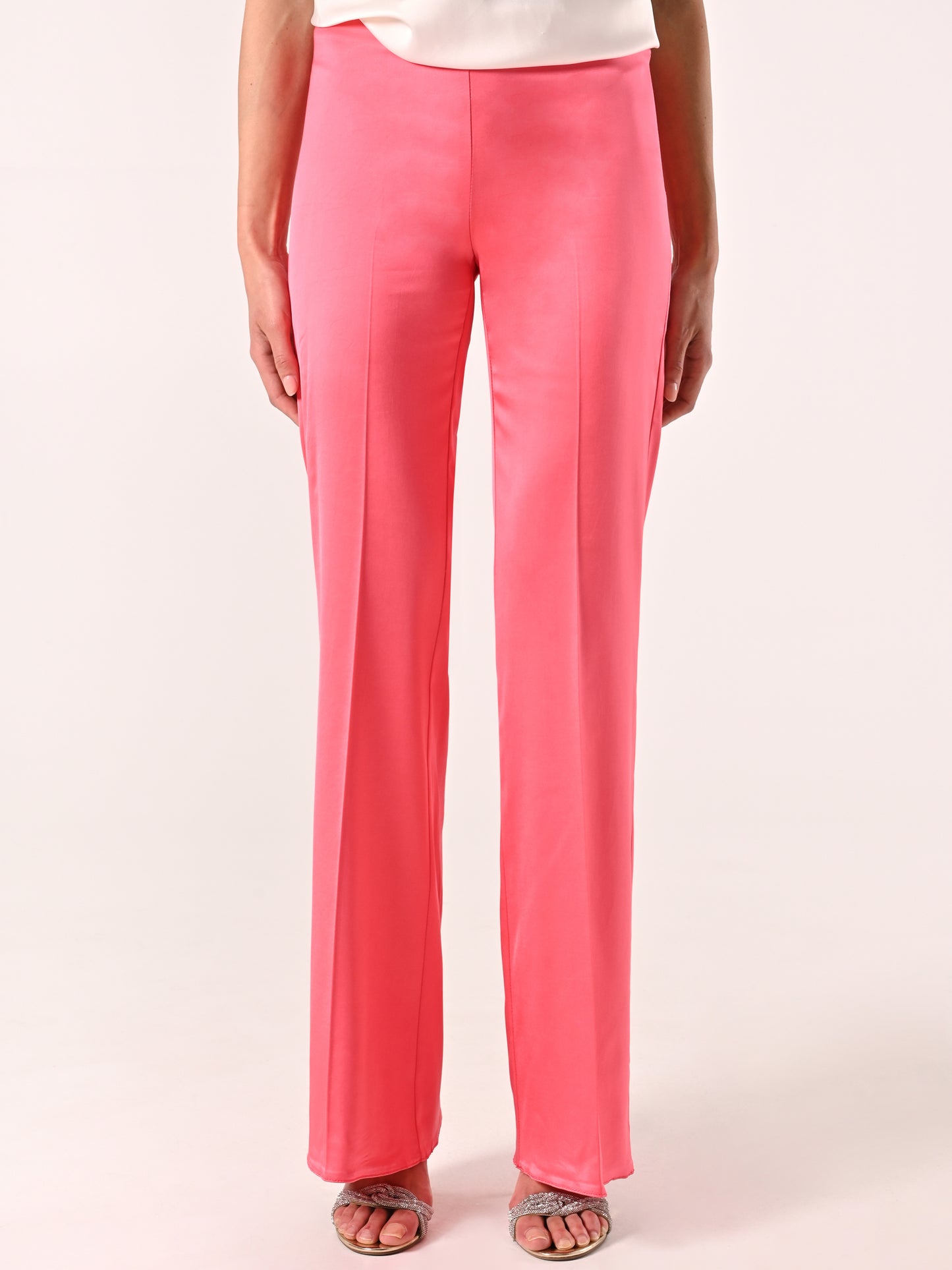 Pantaloni in Raso di Viscosa