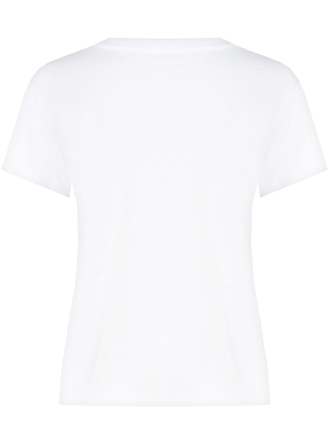 T-shirt Regular in Cotone con Stampa Bunny e Strass