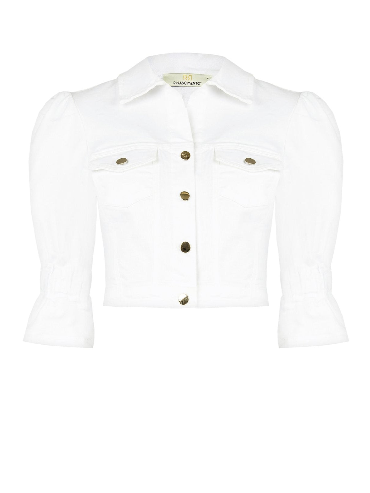 Giubbino Jeans Spalline