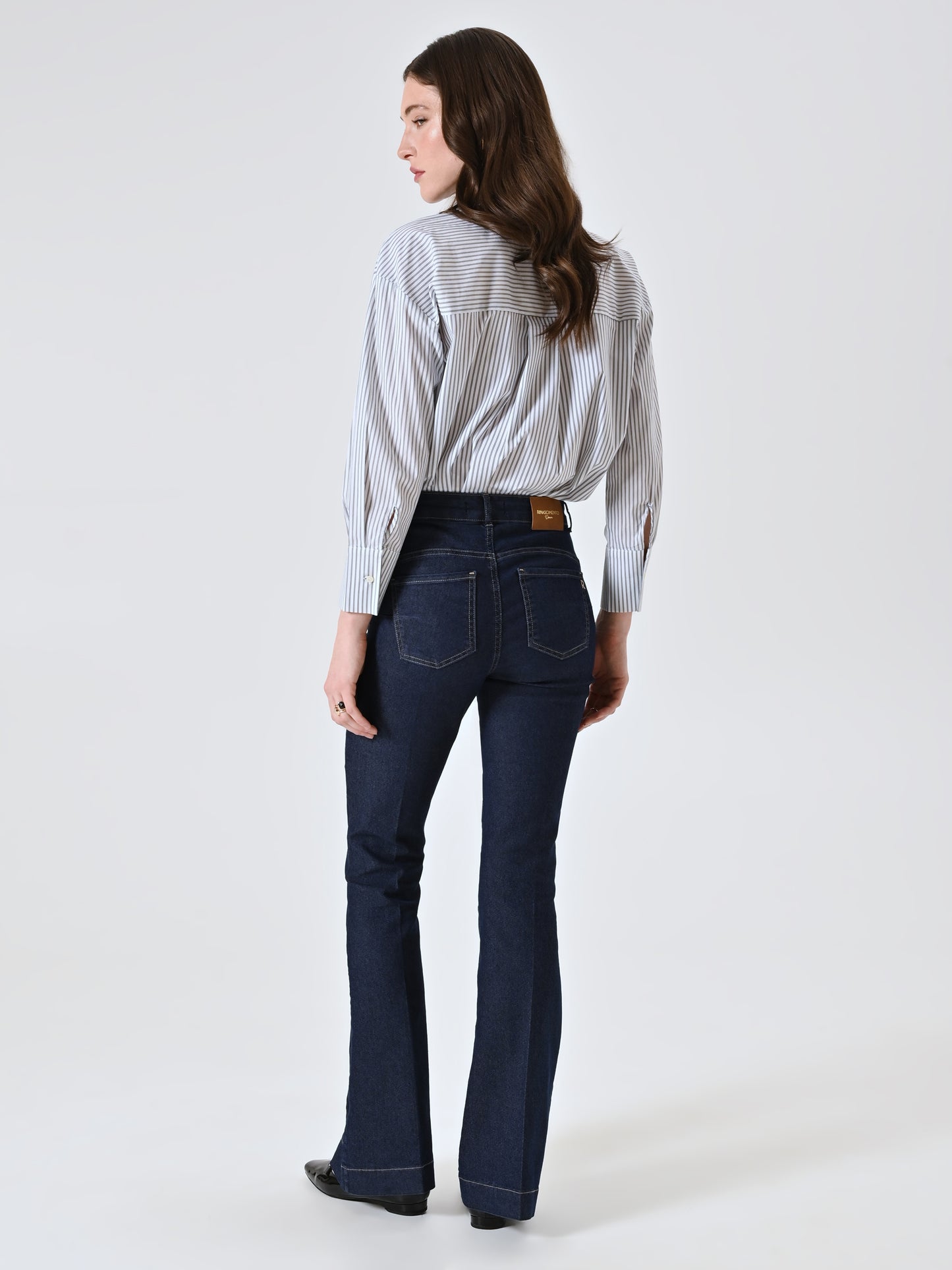 Jeans Flared Lavaggio Uniforme