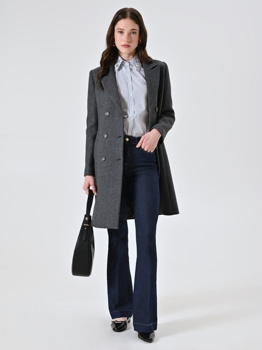 Jeans Flared Lavaggio Uniforme