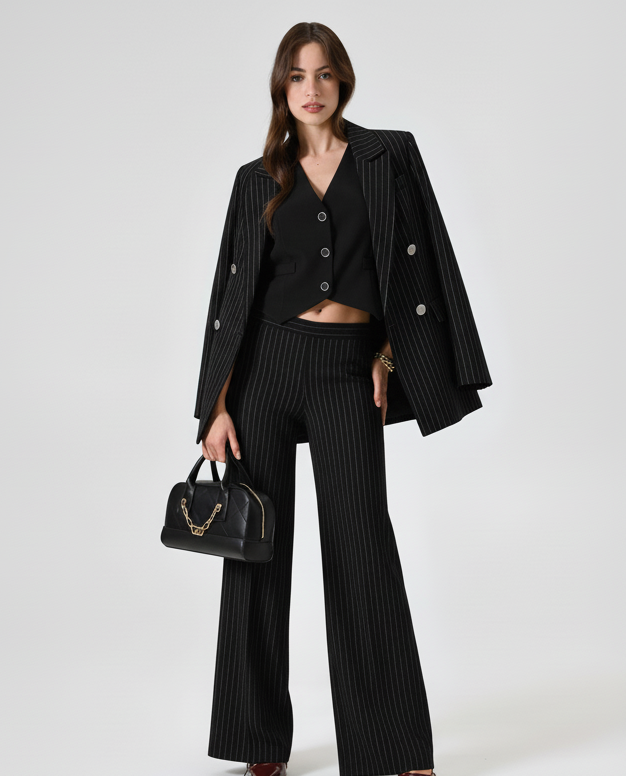 Pantalone Palazzo gessato