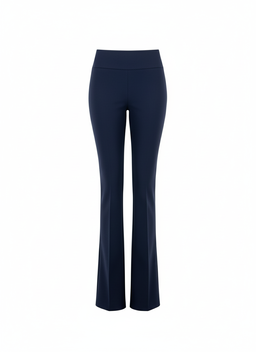 Pantaloni Flared in Tessuto Tecnico