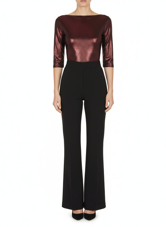 Blusa Placcata Manica 3/4