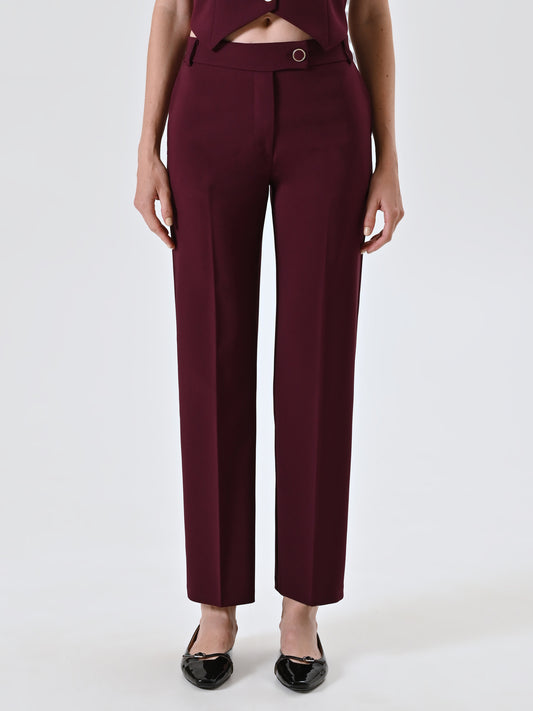 Pantaloni Skinny in Tessuto Tecnico