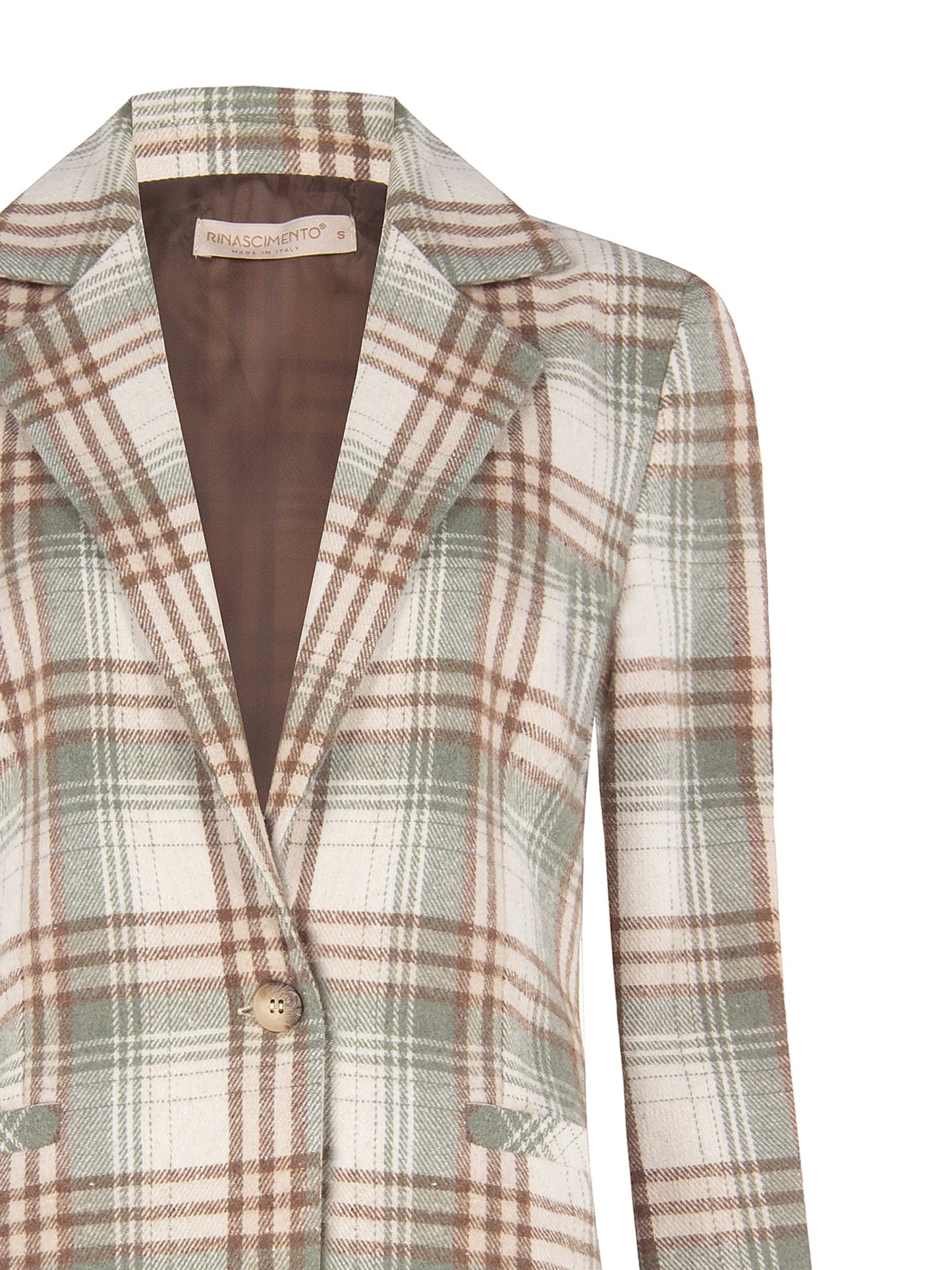 Giacca Quadri Motivo Scozzese