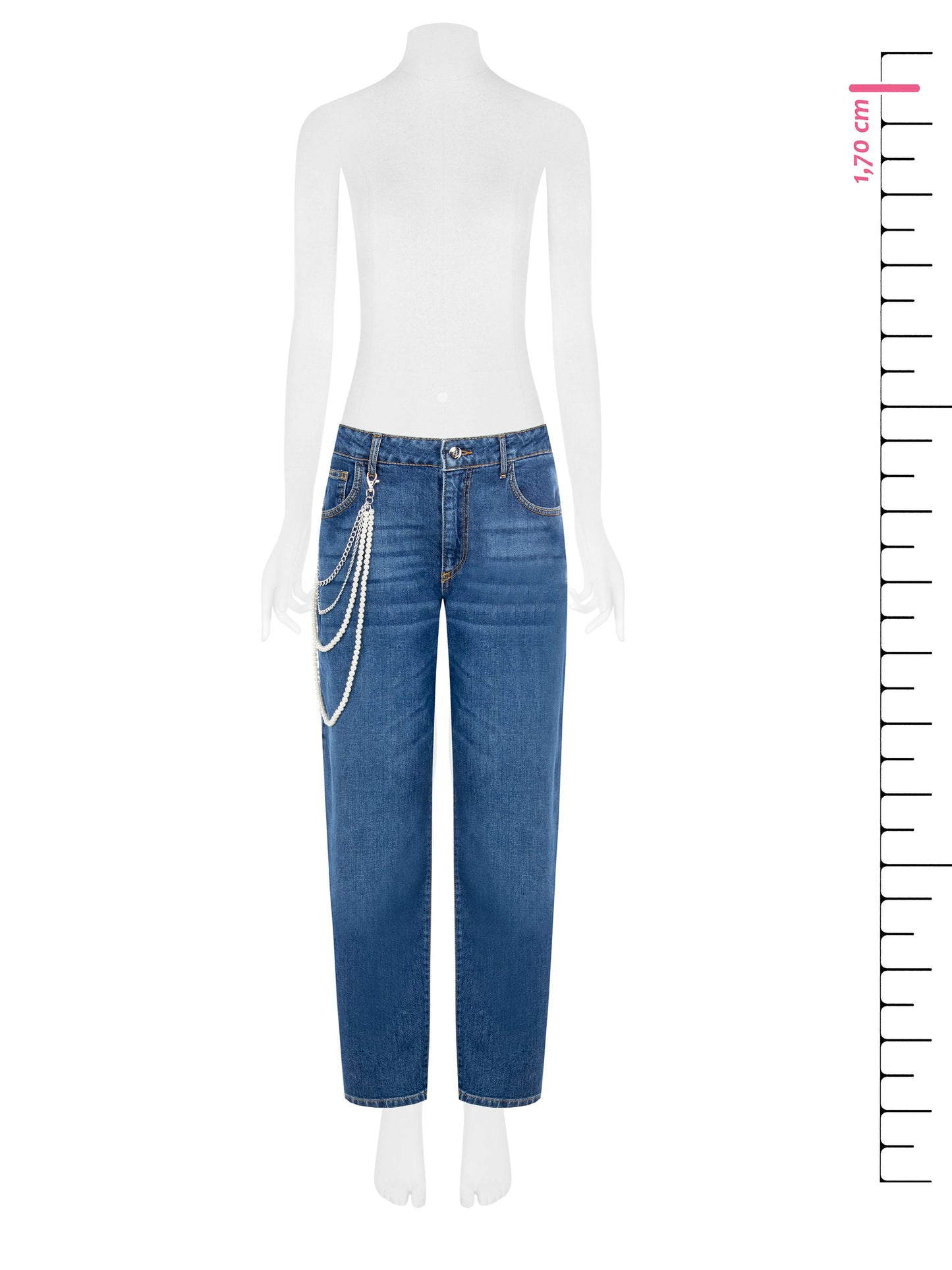 Jeans con Catena Perle