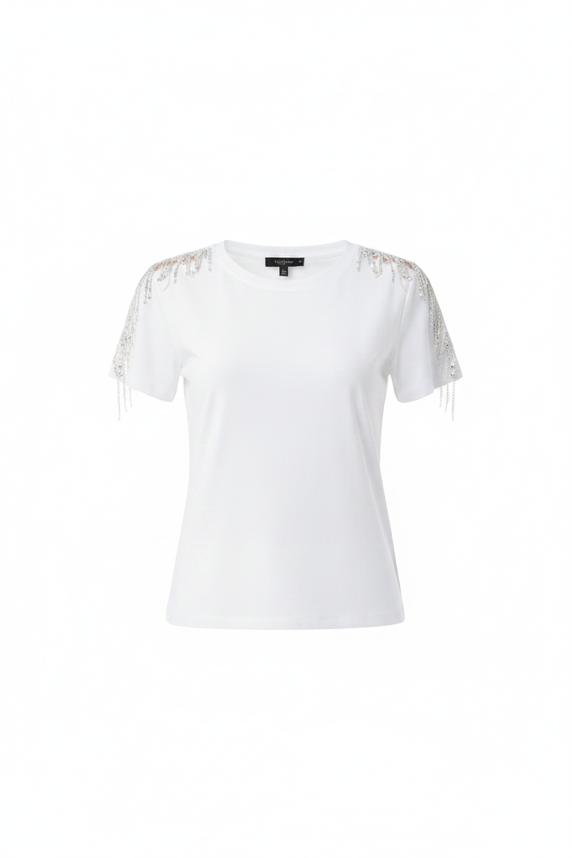 T-Shirt Applicazioni Spalle