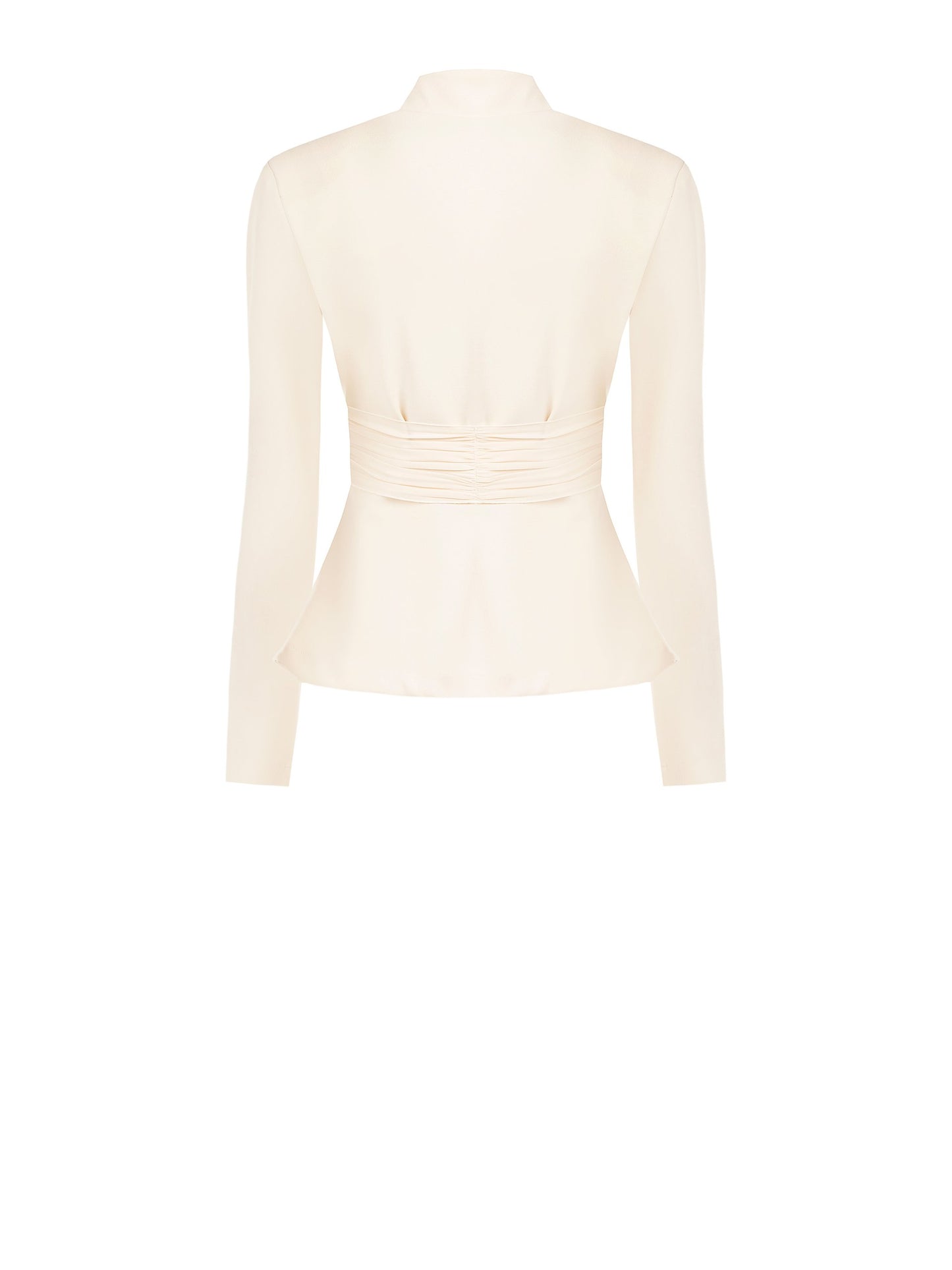 Giacca Con Zip In Scuba Crepes