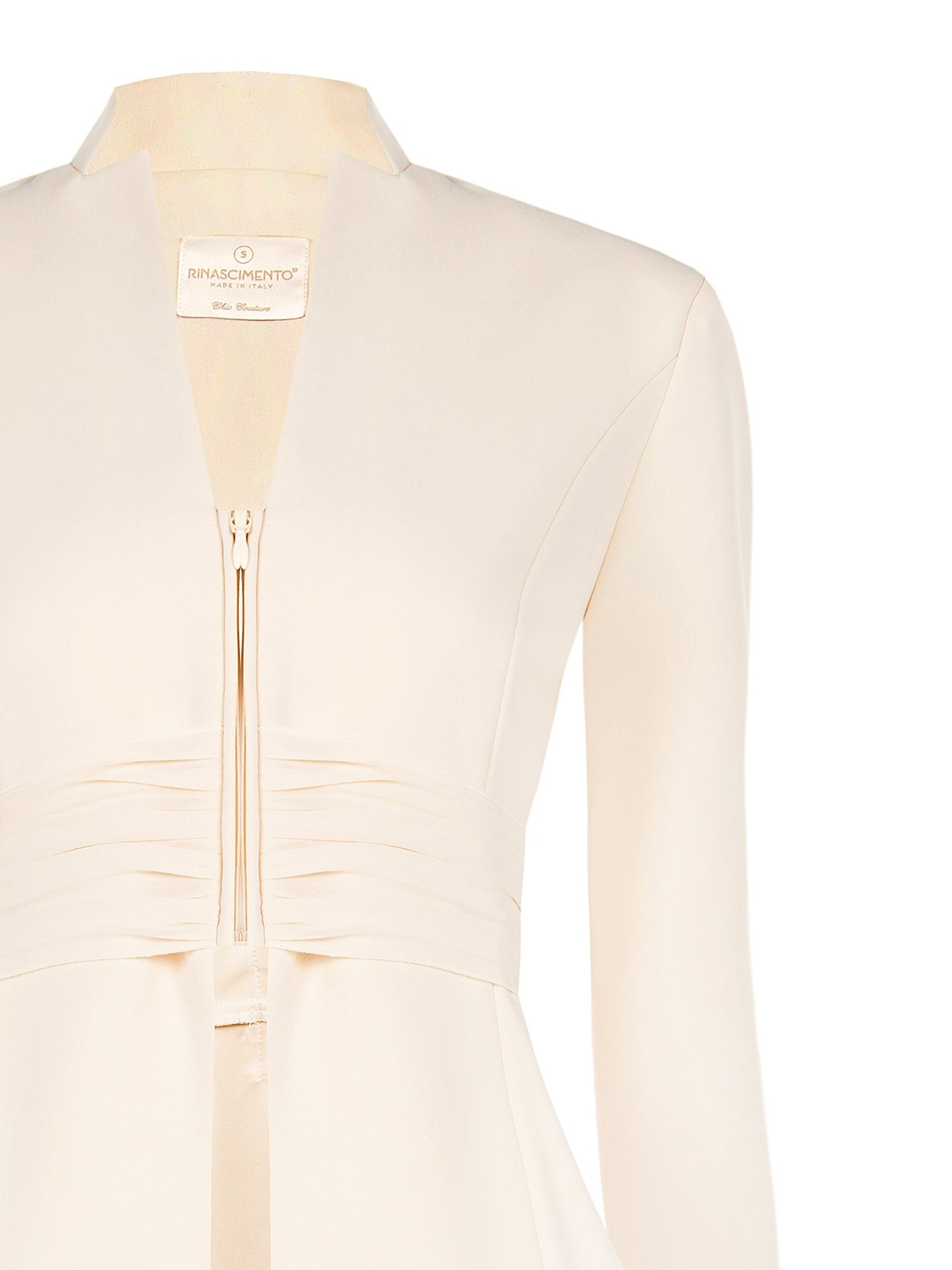 Giacca Con Zip In Scuba Crepes