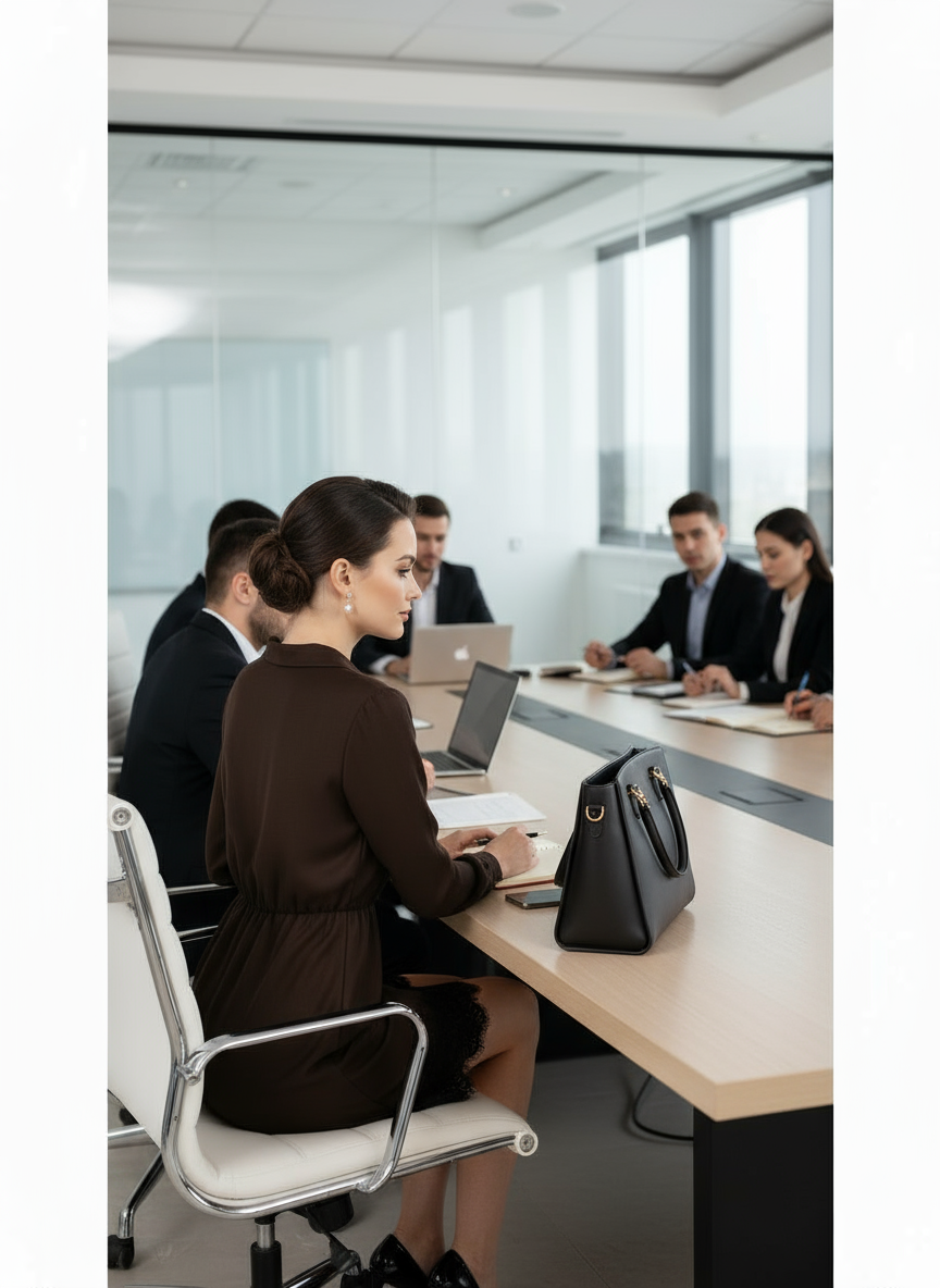 Abito Corto Incrociato in Misto Viscosa con Scollo a V e Pizzo