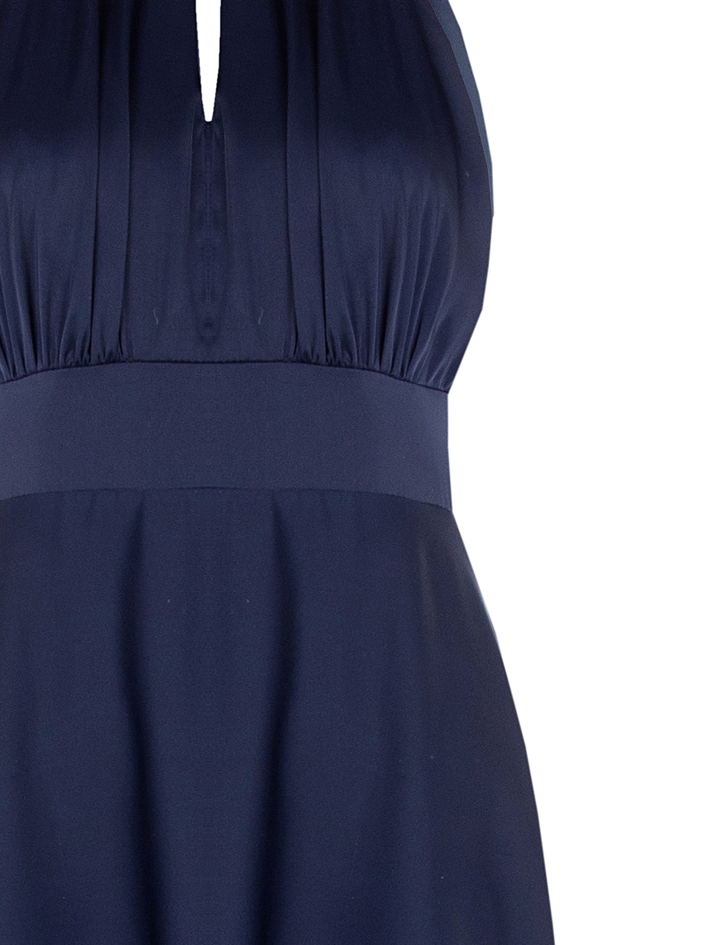 Abito Lungo con Scollo all'Americana