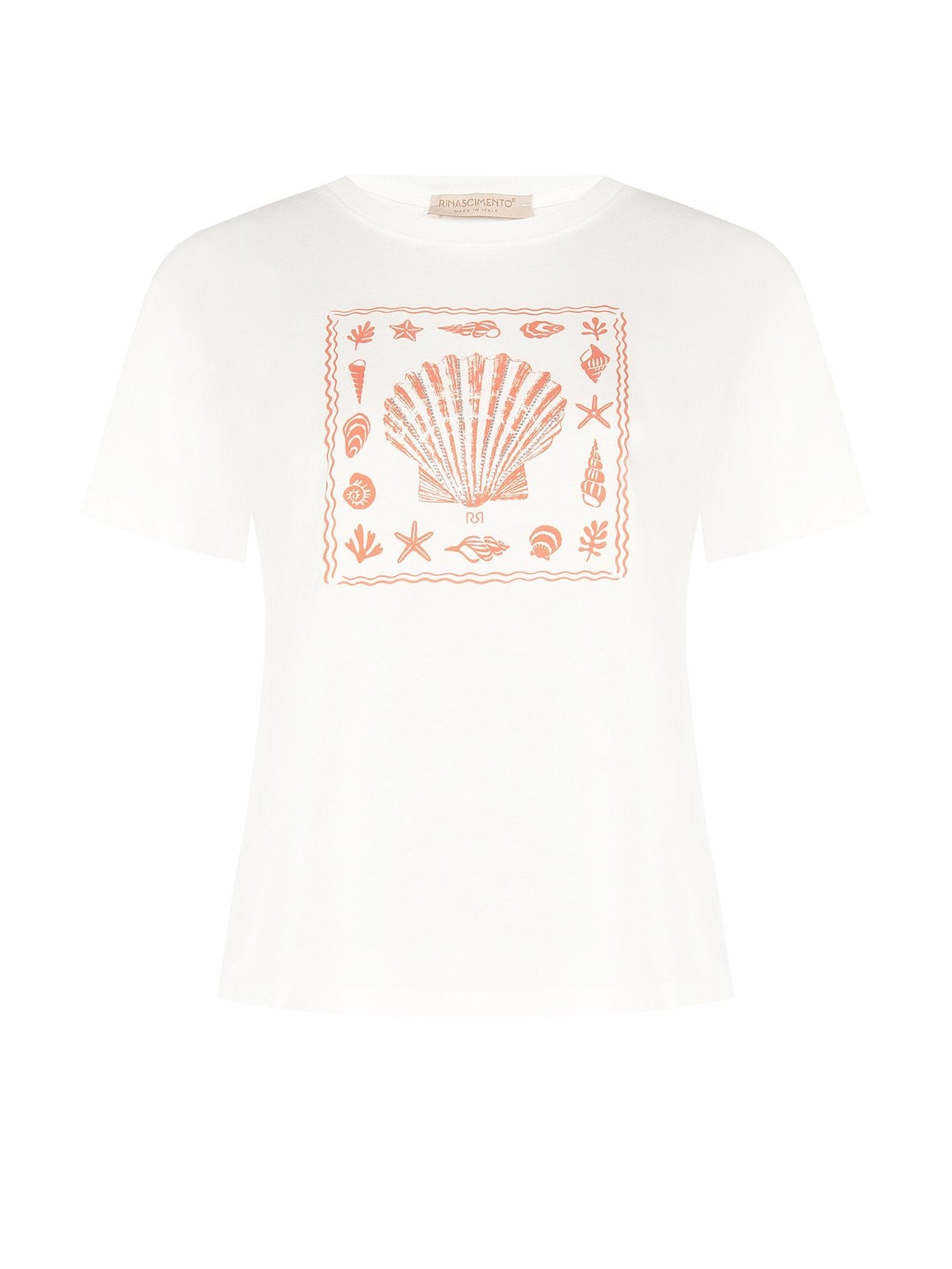T-Shirt Stampa Grafica in Cotone